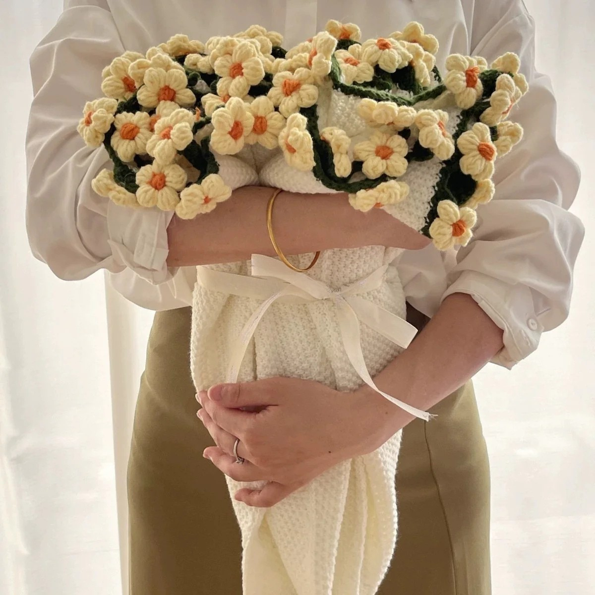 Plaid Fleuri Joye - Rose Rouge