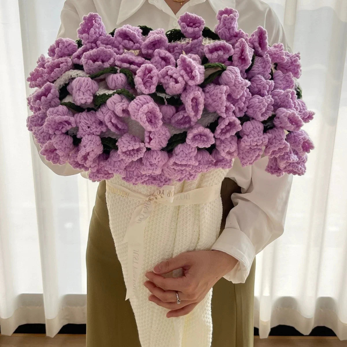 Plaid Fleuri Joye - Rose Rouge